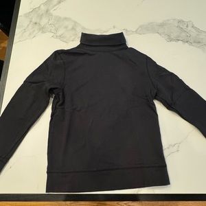 Men's Black Turtle Neck Sweatshirt - Size S